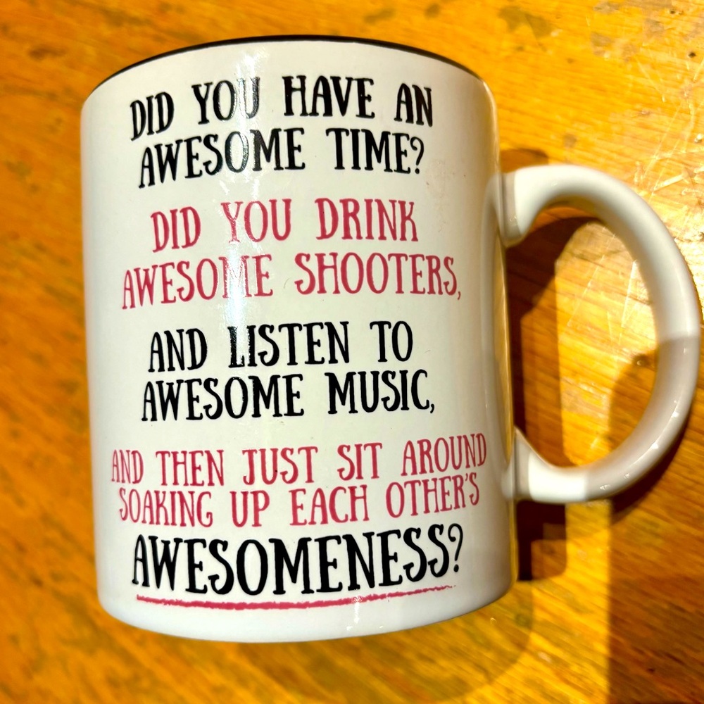 NWOT Mean Girls Awesomeness quotes  Ceramic Mug by Silver Buffalo